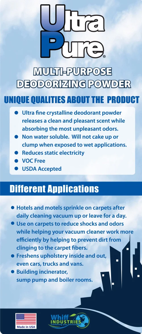 Ultra Pure® Industrial strength carpet and room deodorizer 2 LBs shaker can, additional view 3