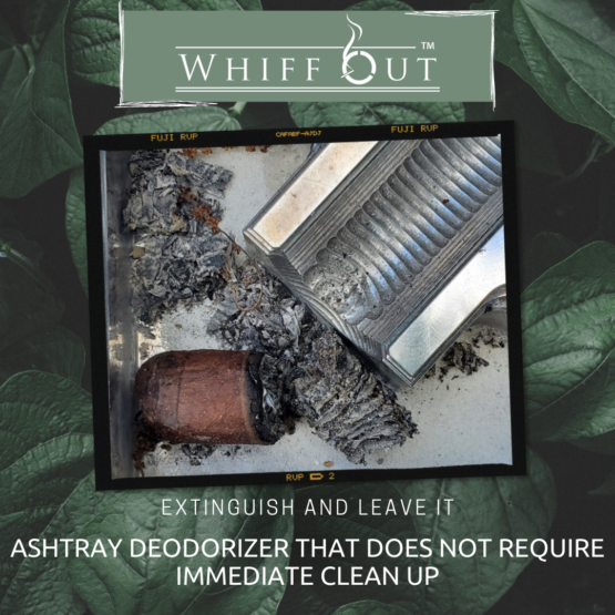 Whiff Out by Whiff Industries revolutionary ashtray odor control