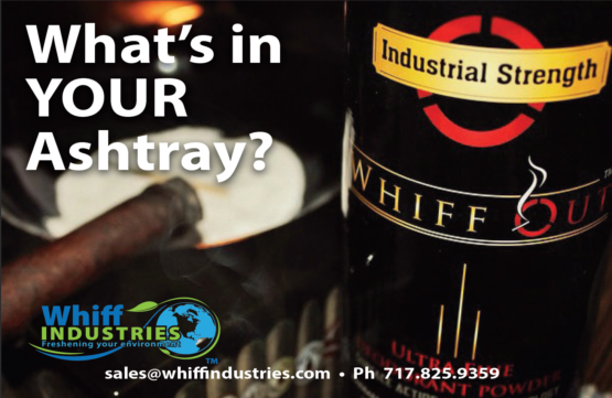 Whiff Out by Whiff Industries revolutionary ashtray odor control