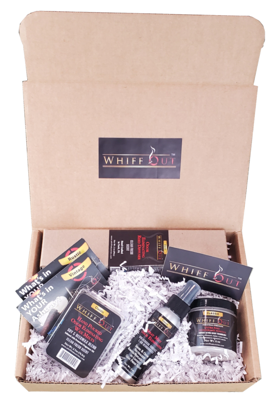 WHIFF OUT TOTAL ODOR NEUTRALIZATION SYSTEM GIFT BUNDLE CLASSIC SCENT