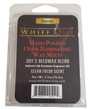 Whiff Out Odor Eliminating Wax Melt Classic Scent