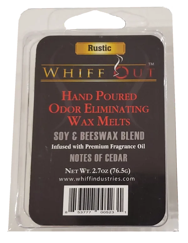 Whiff Out Odor Eliminating Wax Melt Rustic Scent