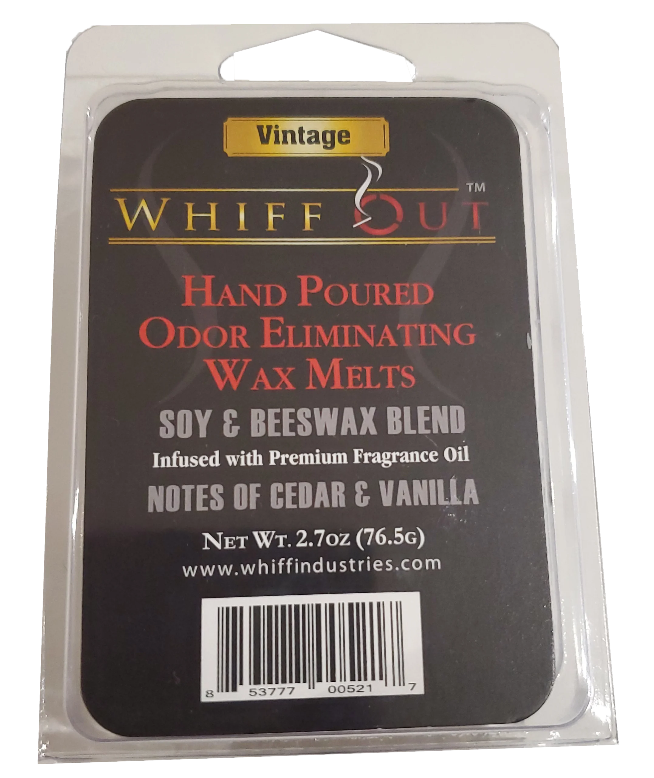 Whiff Out Odor Eliminating Wax Melt Vintage Scent