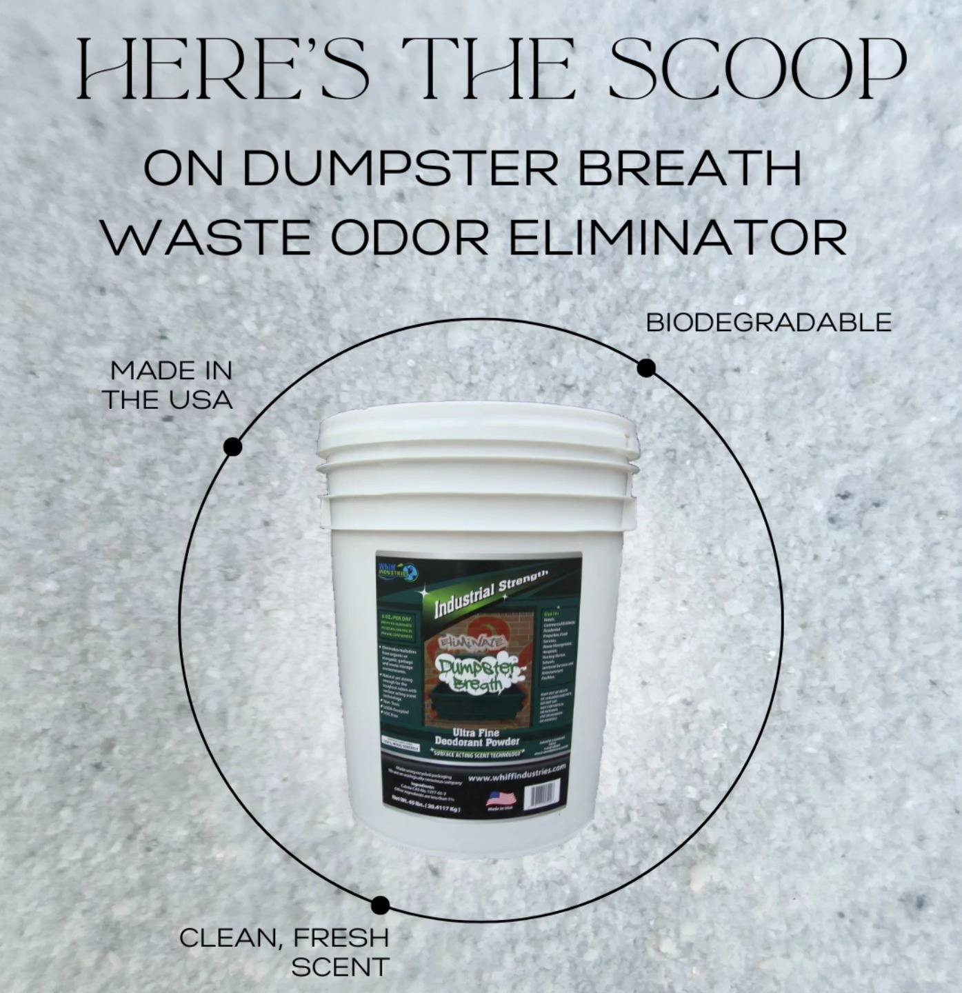 Dumpster Breath odor control