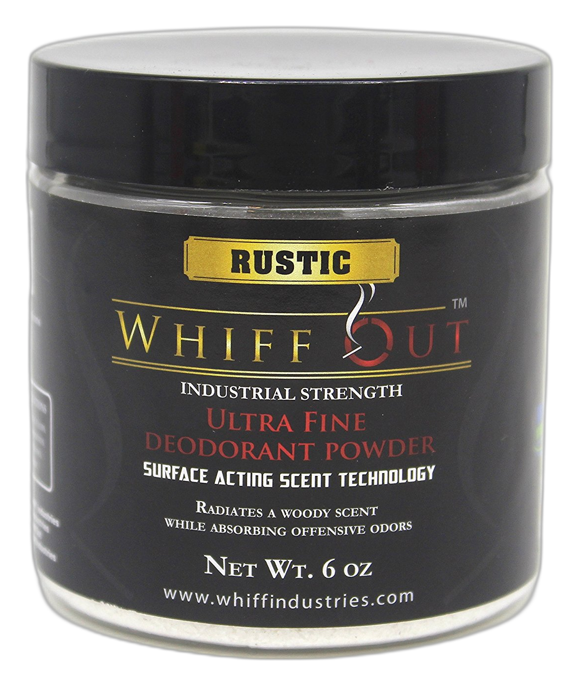 Whiff Out 6 oz ashtray deodorizer jar