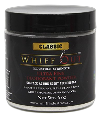 Whiff Out Classic scent 6oz jar crystalline ashtray deodorizer